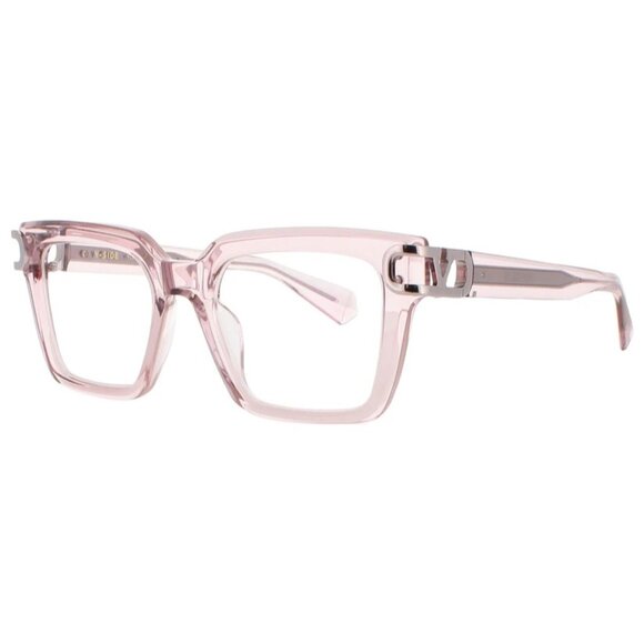 NEW VALENTINO EYEGLASSES SIDE  VLX-131C SQUARE WOMEN PINK EYEWEAR - Picture 2 of 3